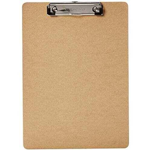 Amazon Hardboard Clipboard - 10-Pack