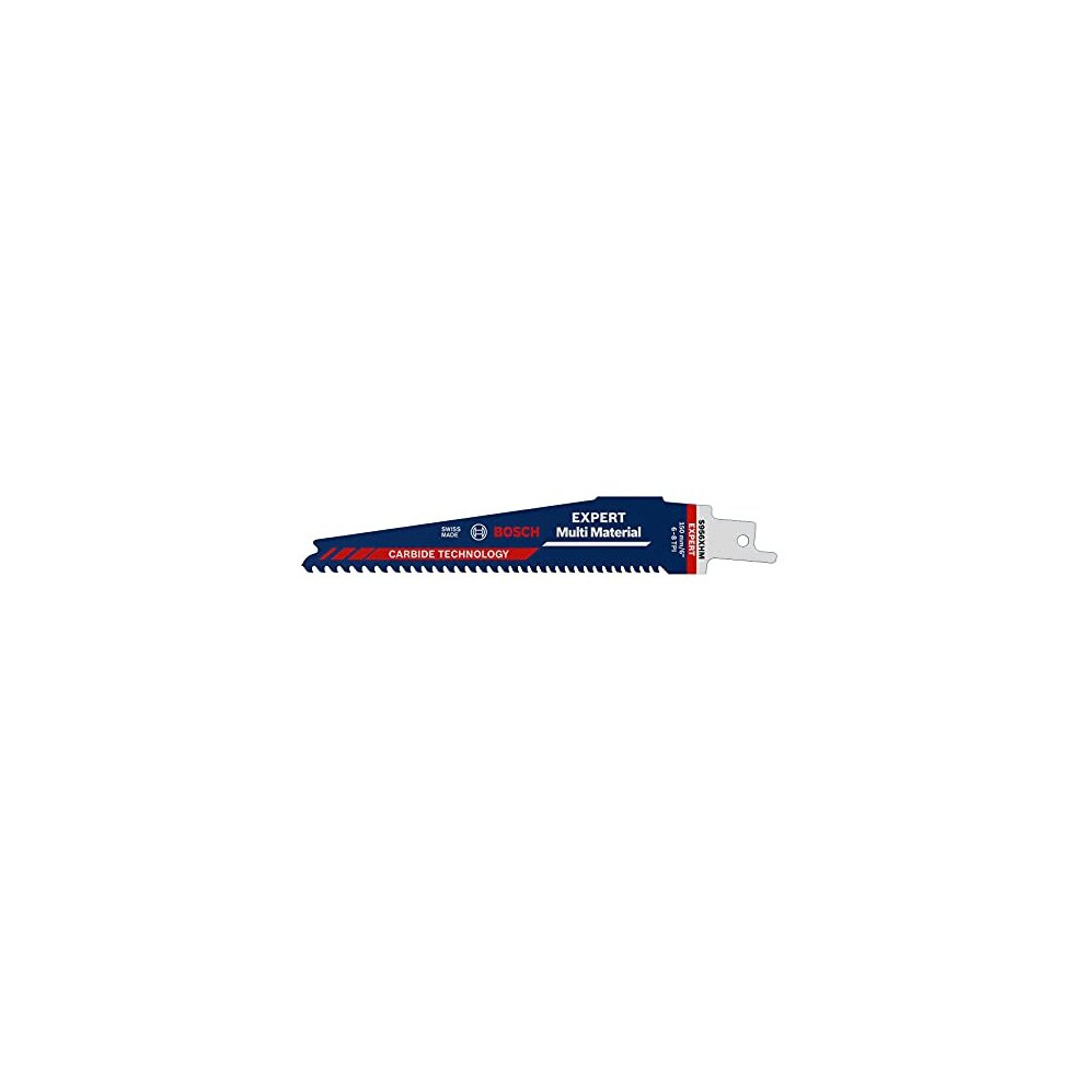 Bosch Professional 1X Expert ‘Multi Material' S 956 Xhm Reciprocating Saw Blade (For Cast Iron, Length 150 Mm, Accessories Reciprocating Saw)