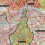 Greater London Authority Boroughs with Postcode Districts Wall Map - 47" x 33.25" Paper 2