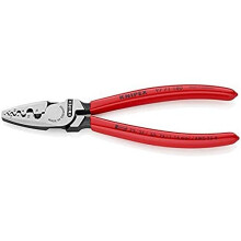 Crimping Pliers for wire ferrules plastic coated 180 mm (self-service card/blister) 97 71 180 SB