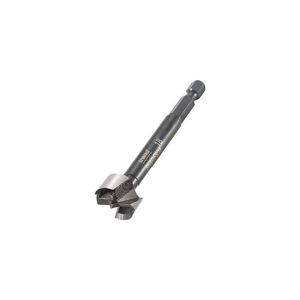 Snappy 18mm Diameter Forstner Bit for Drilling in Softwood & Hardwood, Quick Release System Compatible, SNAP/FS/18