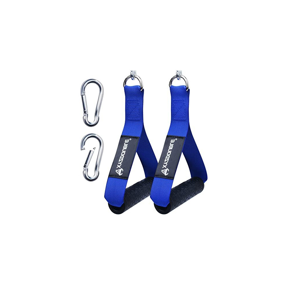 Resistance Bands Handle Cable Attachments Heavy Duty Cable Machine Attachment Fitness Grip with Solid ABS Cores Durable Carabiners for Cables