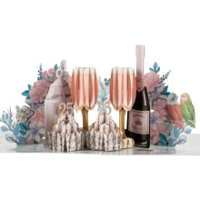 - Silver Wedding Anniversary Pop Up Card | 25th Wedding Anniversary 3D Card | Handmade