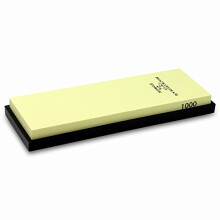 Rockingham Forge SUPERSHARP Whetstone, 1000 Grit Knife Sharpening Stone, Non-Slip Base, 18 x 6 x 2 cm – MEDIUM, Pale Blue/Black