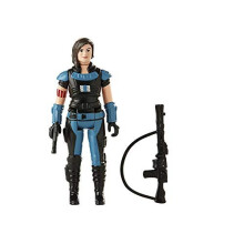 STAR WARS Retro Collection Cara Dune Legetoy 3.75-tums Mandalorian Actionfigur med Tillbehör, Barn 4+, Blå