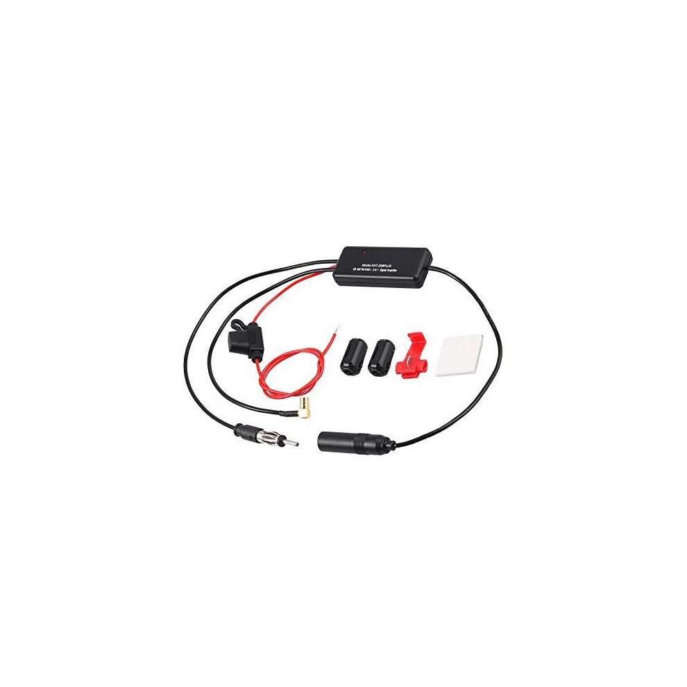 3-In-1 Dab Am Fm Car Antenna Aerial Splitter Radio Signal Amp Amplifier Booster 724184328391