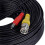 BNC Video Power Cable For CCTV Camera DVR Security System (20M, Black) 7