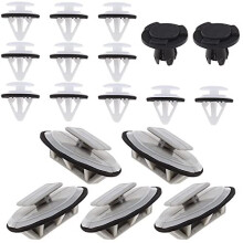 1 Full Set of Plastic Trim Clip Fittings Compatible with Mazda 3 BL (2008-2013) Mazda 6 GH (2007-2012) One Single Side Skirt Car Replacement Parts