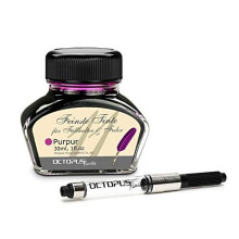 Fluids Purpur - Writing ink including converter, Fountain pen ink in ink glass, Calligraphy ink for dip pen, Violet 30ml