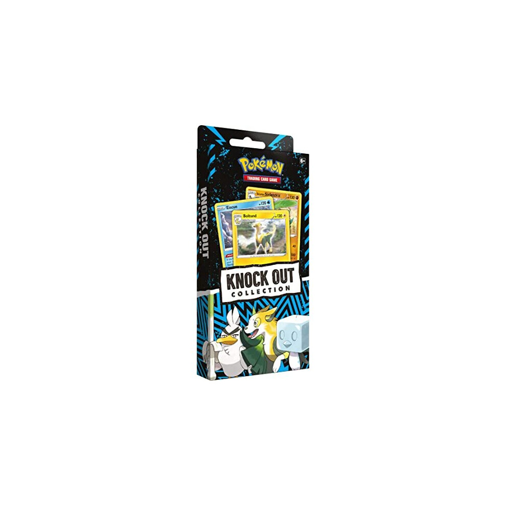 TCG: Knockout Collection (Boltund, Eiscue & Galarian Sirfetch'd and 2 Booster Packs)