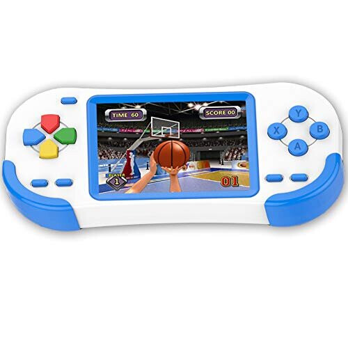 16 Bit Handheld Games Consoles for Kids and Adults with Built in 220 HD Classic Retro Video Games 3.0'' Large Screen Senior Electronic Handheld Game