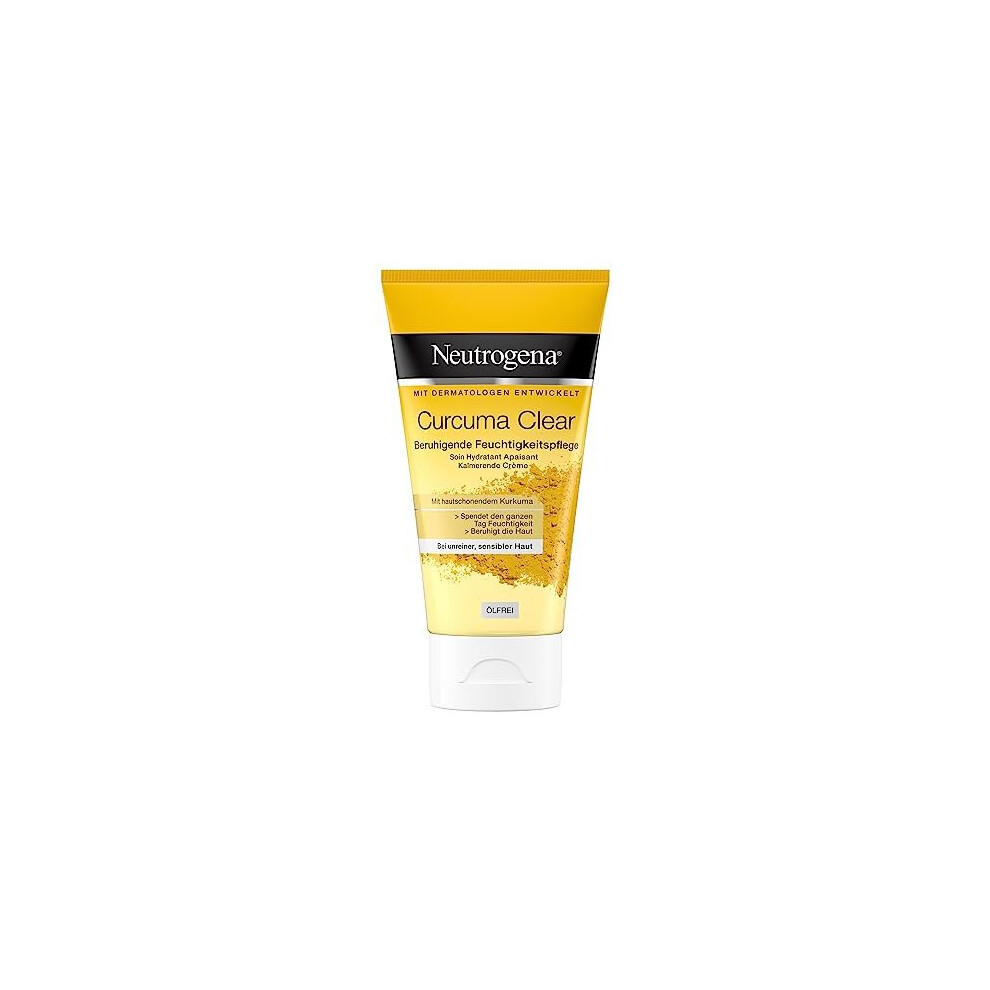 Curcuma Clear Soothing Moisturiser Facial Cream, for Blemished and Sensitive Skin, 75 ml