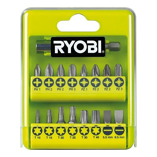 Ryobi RAK17SD Screwdriver Bit Set (17 Piece)