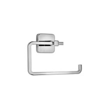 Flexi-Fix Camberwell Toilet Roll Holder Screw or Glue Fix, Silver