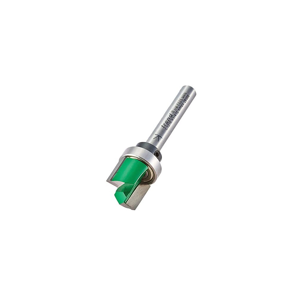 Trend Craftpro Guided Profiler Router Cutter Bit, 1/4 Inch Shank, 15.9Mm Cut Diameter & 12.7Mm Cut Length, Tungsten Carbide Tipped, C121ex1/4Tc