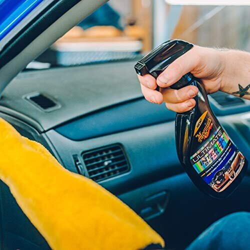 X1804EU Microfibre Detailing Car Cleaning Mitt, Yellow 2