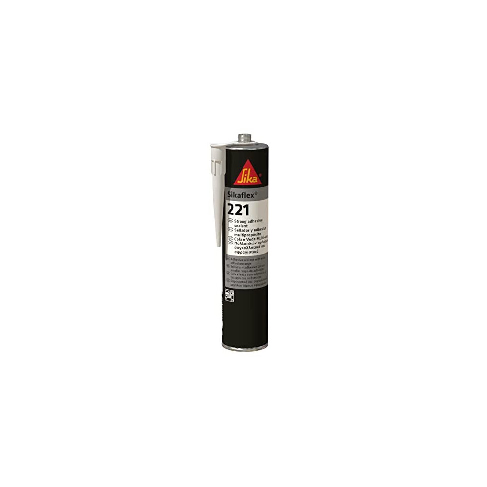 Sikaflex 221 Adhesive Sealant, Black, 300 ml