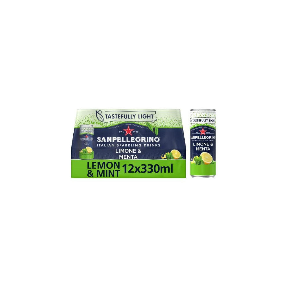 San Pellegrino Light Lemon & Mint - 330Ml (Pack Of 12) - Image 5
