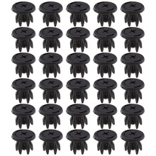 30PCS Inner Wheel Arch Liner Splashguard Clips Car Trim Clip Retainers 7130702966 Plastic Compatible with BMW Mini Cooper S One R50 R52 R53 Black