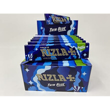 King Size Camouflage Rolling Paper Full Box of 50 Booklets (Blue)
