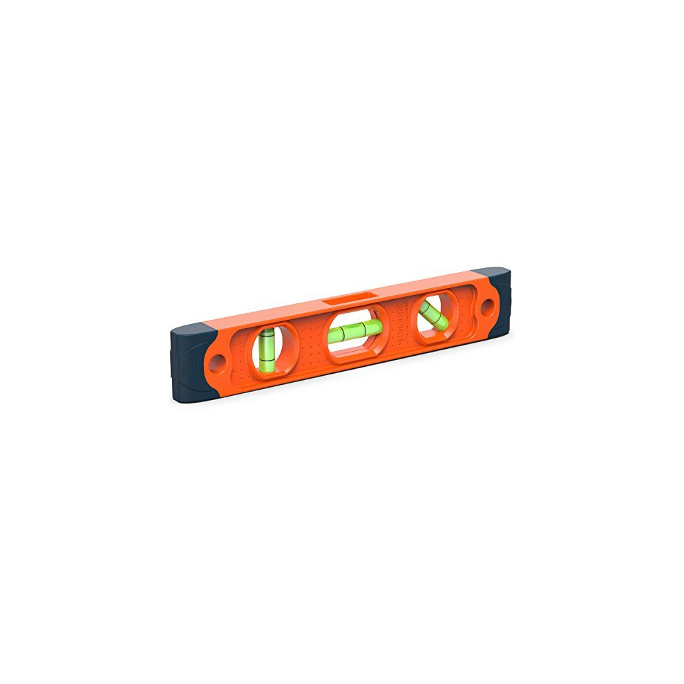 Spirit Level Magnetic 230Mm - Small, Unbreakable And Magnetic Torpedo Level With 3 Level Bubbles - Boat Level - Scaffold Level For Builders 4260465136508