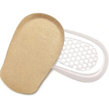 Gel Heel Lifts, 1/2 Inch Height Increase Insoles for Leg Length Discrepancy - Large Shoe Lifts for Men, Shoe Inserts Comfort Half Foot Pads for Heel