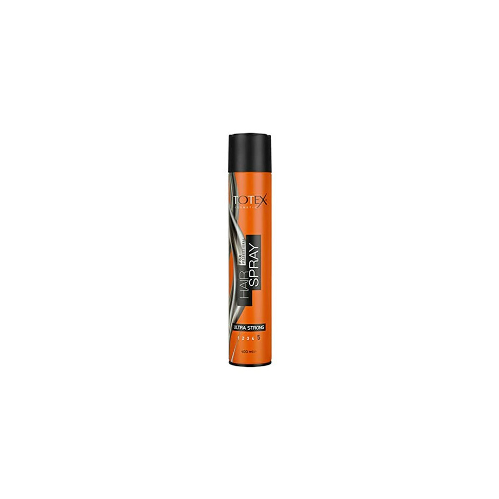 Totex Hair Styling Hair Spray Ultra Strong Perfect Shine Long Last Hold Hair Spray Salon & Barber Use 400Ml