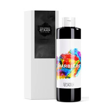 Liquid colourant 11oz (310g) [Jet Black] | Water-Based | Super-Concentrate | Dye, Tint, Pigment | Odourless | Non-Toxic | Great for Concrete, Cement,