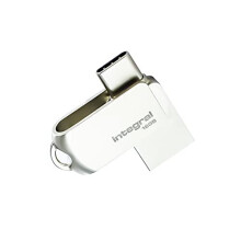 16GB 360-Dual USB 3.0 Type C & Type A Flash Drive with Solid Metal Casing, Fast Transfer Speeds and Simply Plug & Play
