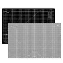 18 x 24 Inch Self Healing PVC Cutting Mat, A2 Cutting Mat Double Sided 5-Ply Gridded Cutting Board for Craft, Fabric, Quilting, Sewing, Scrapbooking,