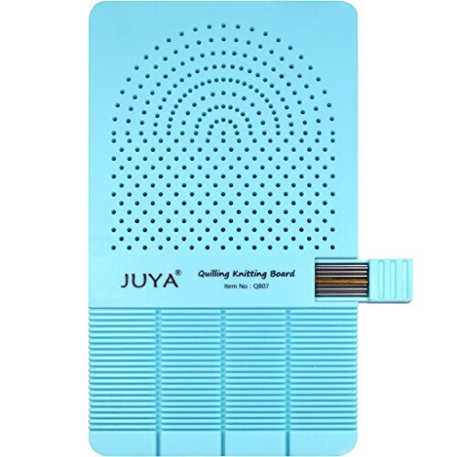 Quilling Knitting Board with 2 Functions Have Sticks Storage (Blue)