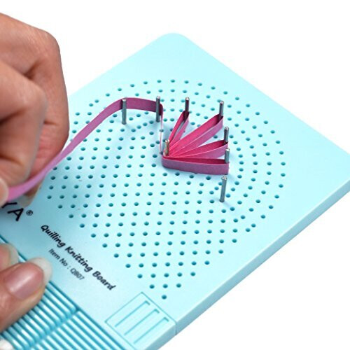 Quilling Knitting Board with 2 Functions Have Sticks Storage (Blue) 2