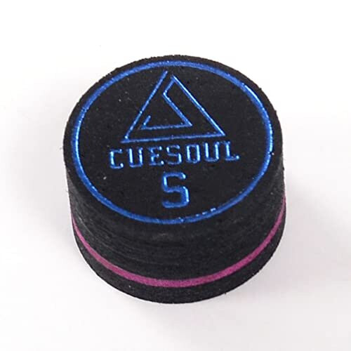 6 Pieces 9 Layer 14mm Pigskin Cue Tips for Pool Cue Stick 1