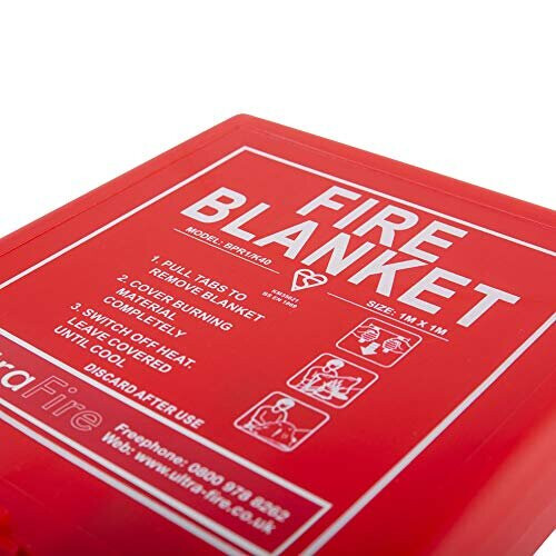 UltraFire Hard Case Fire Blanket 1.0 x 1.0m 2