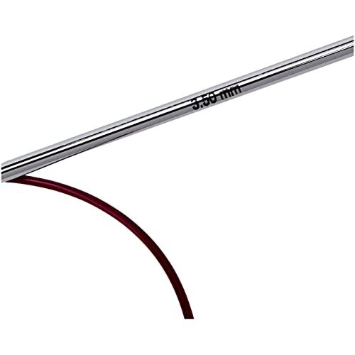 KP11320 60 cm x 3.5 mm Nova Fixed Circular Needles, Silver 2