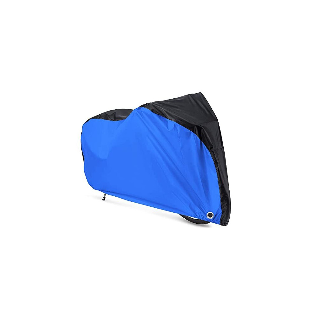 Waterproof XL Bicycle Cover, Outside Bikes Storage Covers Rain Sun UV Dust Wind Proof Mountain Bicycle Covers Road Electric Bike Cover Hybrid Bike