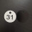 Plastic ID Number Tags Key Tags with Key Rings (1-100, White) 3