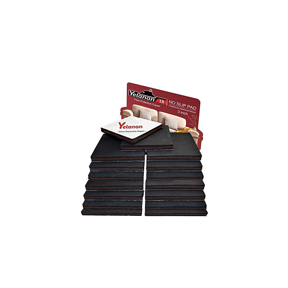 Non Slip Furniture Pads - 18 Pcs 75Mm Furniture Grippers, Non Skid For Furniture Legs,Self Adhesive Rubber Feet Furniture Feet,Anti Slide Furniture 728370142877