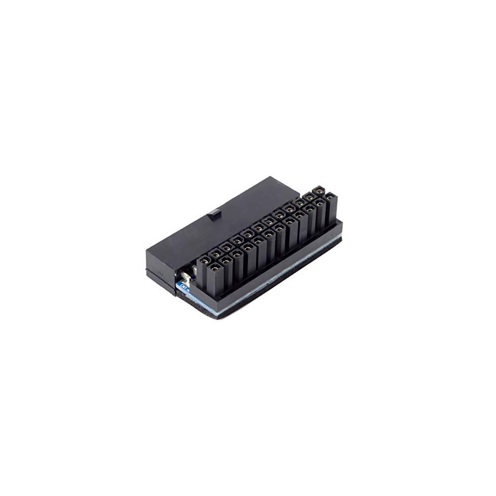 Cy Atx 24Pin Female To 24Pin Male 90 Degree Adapter Mainboard Motherboard For Desktops Pc Supply 8431220650584