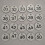 Plastic ID Number Tags Key Tags with Key Rings (1-100, White) 6