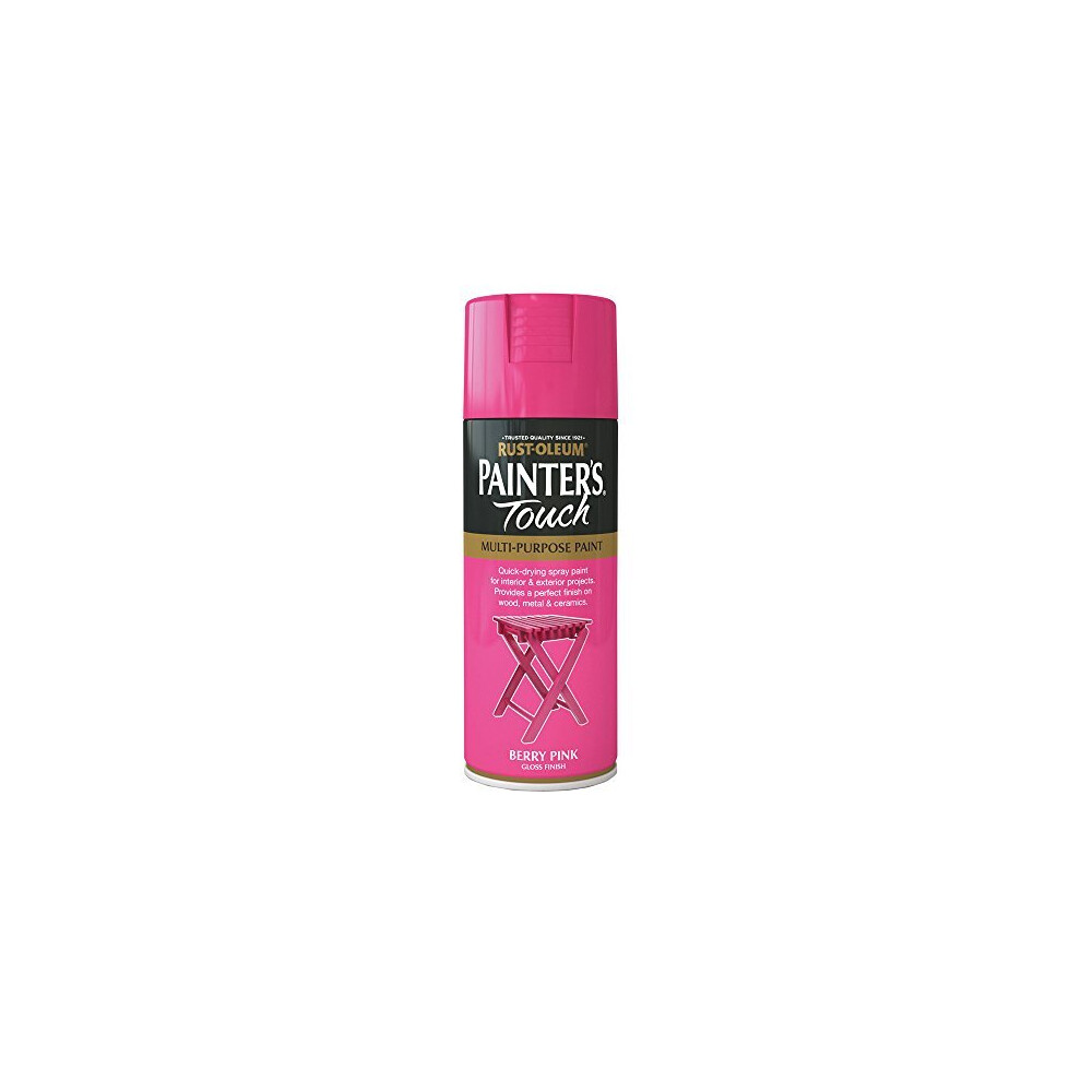 Painter's Touch Multi-Purpose Aerosol Spray Paint 400ml Berry Pink Gloss (1 pack)