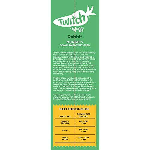 Wagg Twitch Rabbit Food 2kg, pack of 4 2