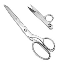 Dressmaking Scissors 8 Inch - Stainless Steel Fabric Scissors Professional Sewing Dressmaker,Tailor's Shears Heavy Duty + Free Thread Nippers