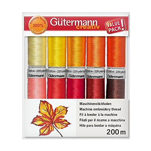 Gütermann Thread Set, Multi-Colour, 200 m 1