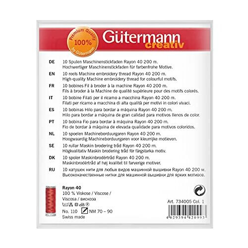 Gütermann Thread Set, Multi-Colour, 200 m 2