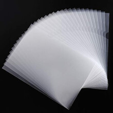 A4 Cut Flush Folder (Pack of 30, 180 Micron PP) Clear Open Top & Side Plastic Folders A4 Transparent File Pocket Project Report Covers Sheet Protector