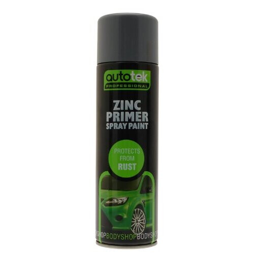 AutoTek Zinc Primer Spray Paint 500ml