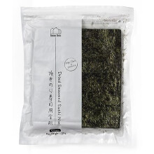 Sushi Nori Seaweed (50 Sheets) - Young and Crunchy | Top Grade | Lightly Toasted | High in Protein & Fibre | Low in Saturated Fat