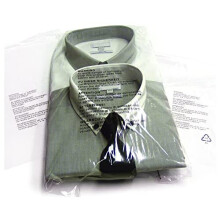 100 Clear Plastic SELF Seal Garment Clothing Bags with Safety Warning RESEALABLE Peel & Seal Polypropylene Clothes T-Shirt Shirt Display Postal