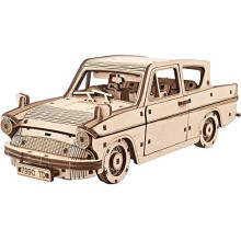 Harry Potter Flying Ford Anglia Model Car Kit – 3D Puzzles for Adults to Build - Toy Cars Model Building Wooden Puzzle Craft Kit - Car Model DIY Kit